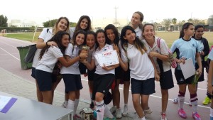 U13 Girls Football Champions 2014-2015